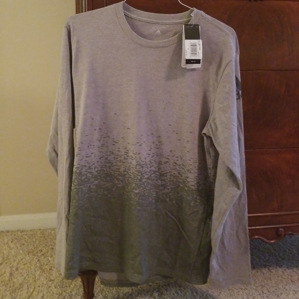 Reflective Grey Adidas Crewneck